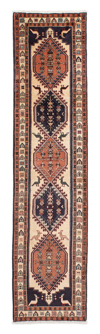 Alfombra de pasillo Alfombra persa - Nómada - 296 x 72 cm - beige