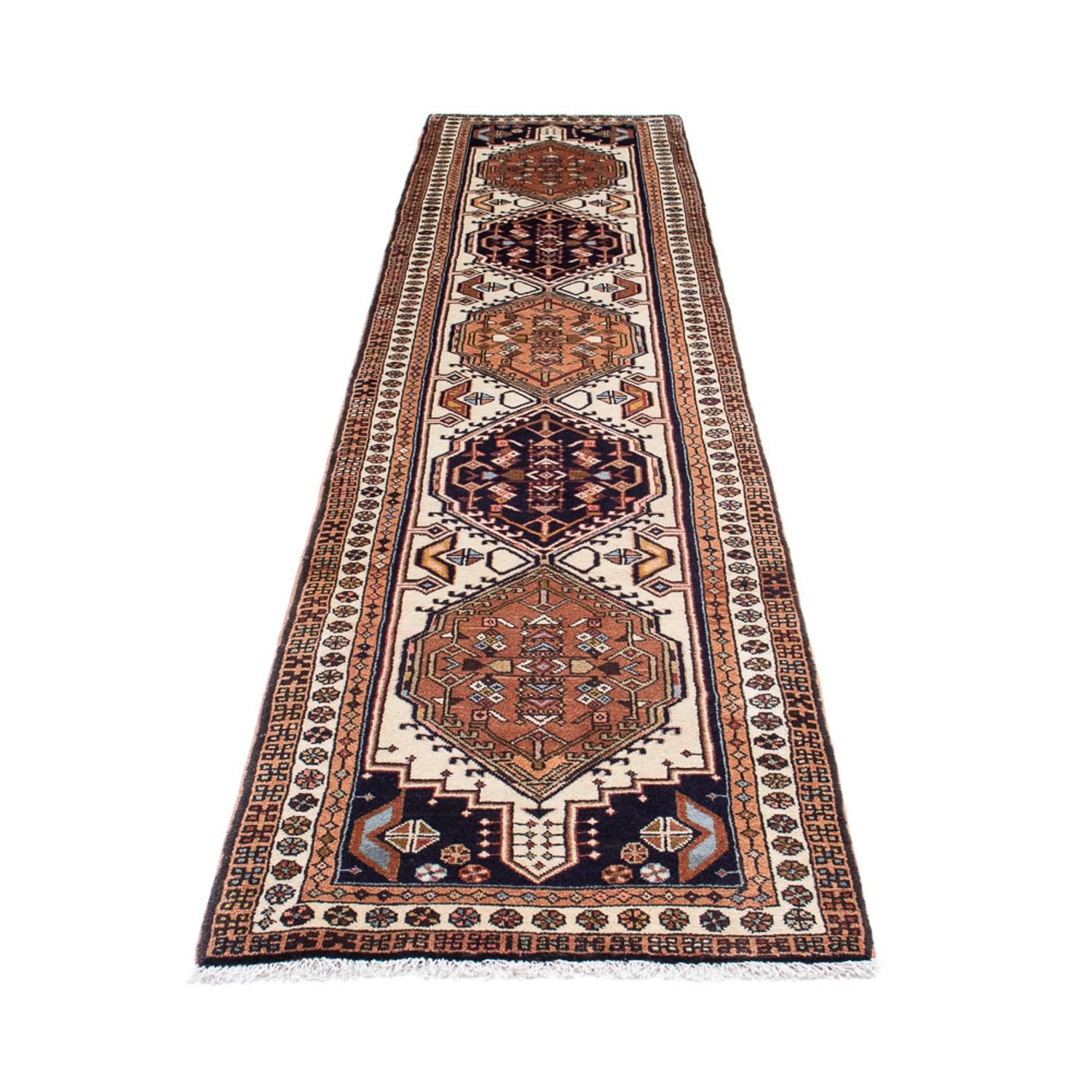 Alfombra de pasillo Alfombra persa - Nómada - 300 x 70 cm - beige