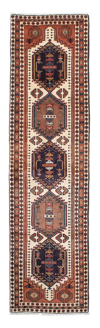 Alfombra de pasillo Alfombra persa - Nómada - 307 x 79 cm - beige