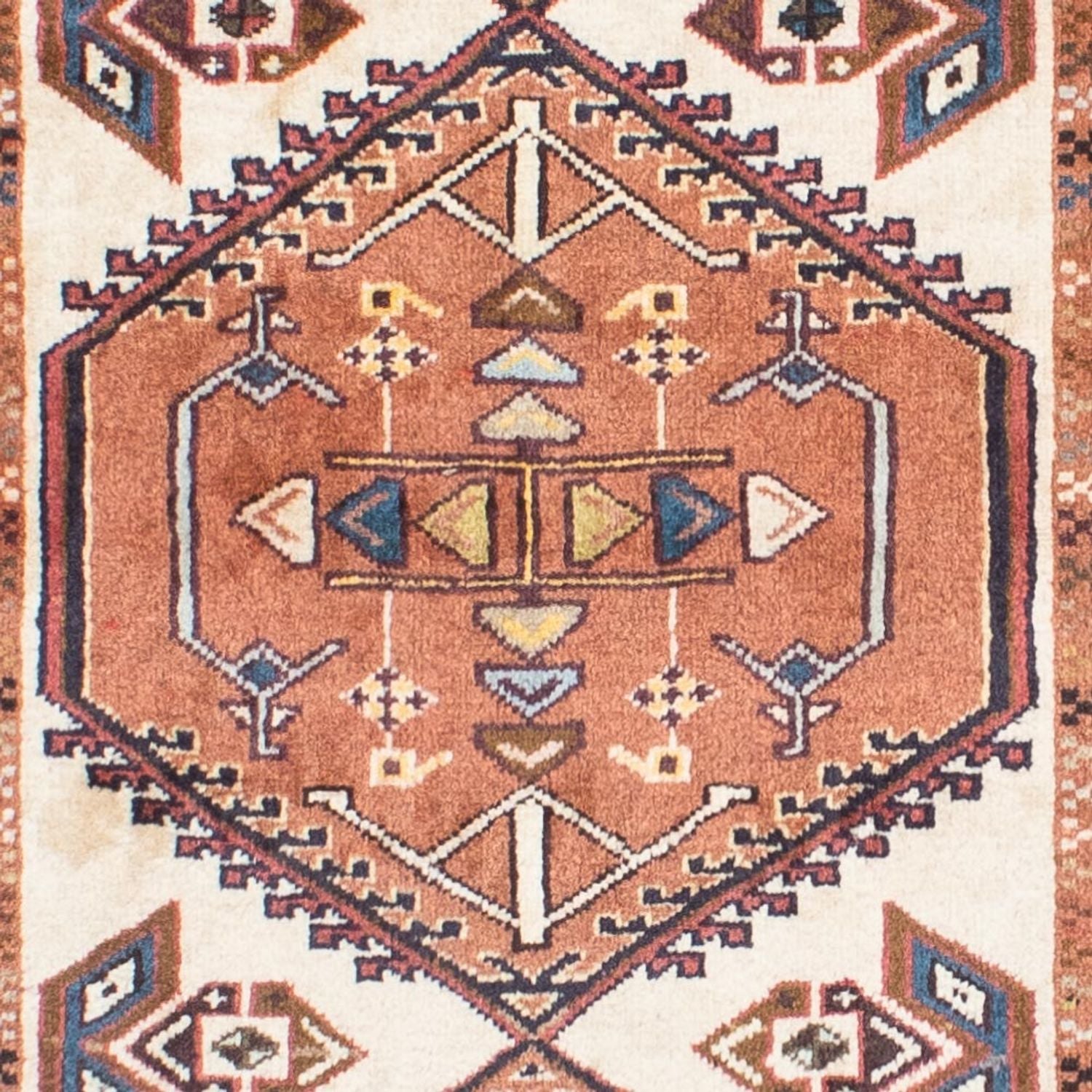 Alfombra de pasillo Alfombra persa - Nómada - 297 x 83 cm - beige