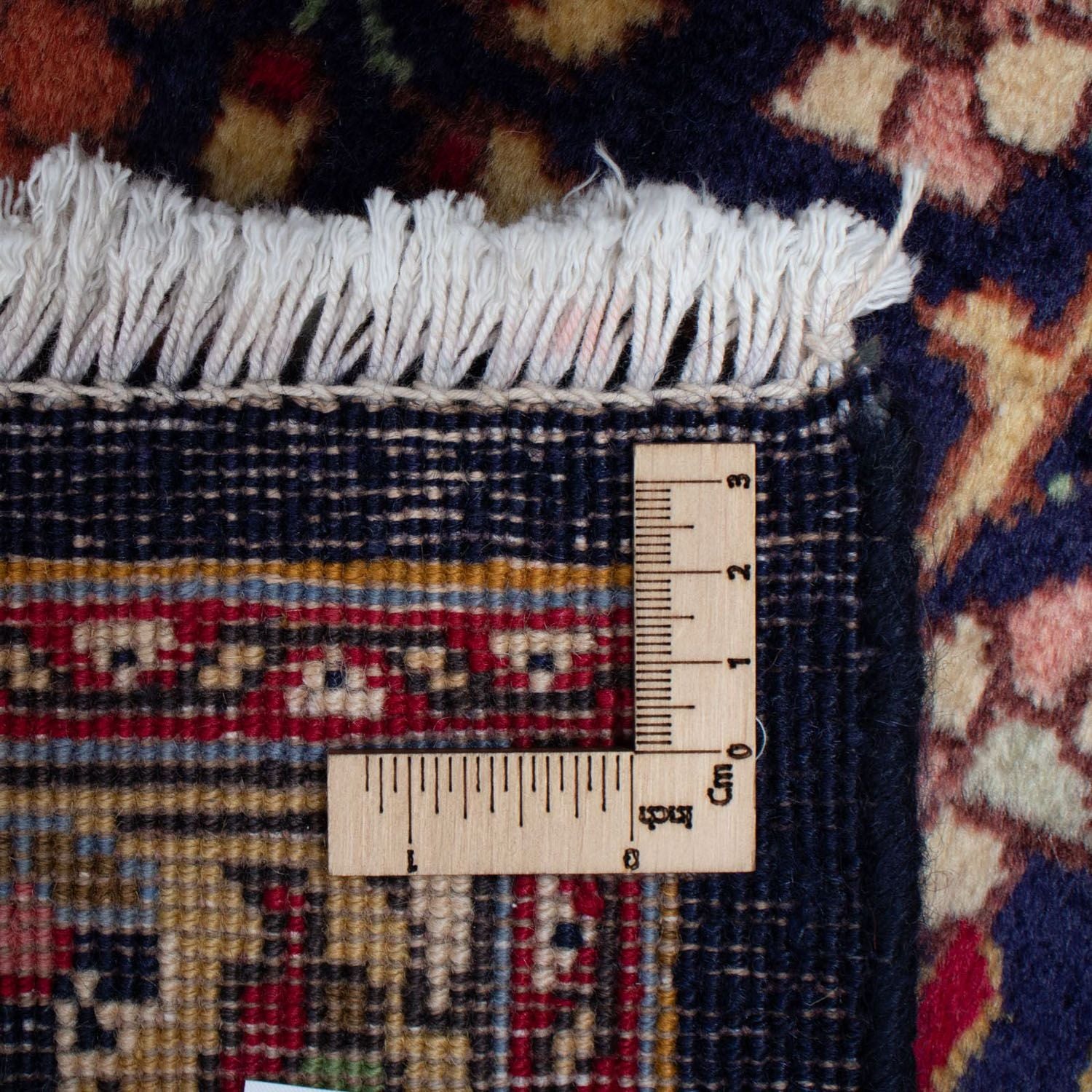 Alfombra persa - Tabriz - 307 x 200 cm - azul oscuro