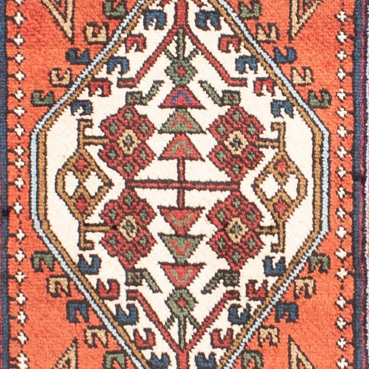 Alfombra de pasillo Alfombra persa - Nómada - 293 x 69 cm - óxido
