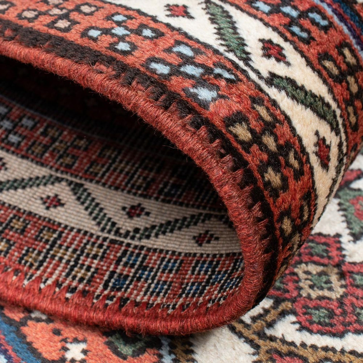 Alfombra de pasillo Alfombra persa - Nómada - 293 x 69 cm - óxido