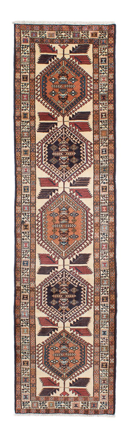 Alfombra de pasillo Alfombra persa - Nómada - 291 x 73 cm - beige