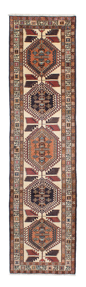 Alfombra de pasillo Alfombra persa - Nómada - 291 x 73 cm - beige