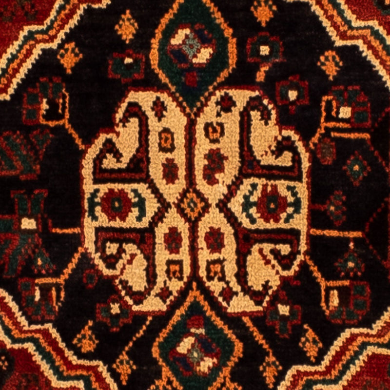 Alfombra persa - Nómada - 281 x 200 cm - rojo oscuro