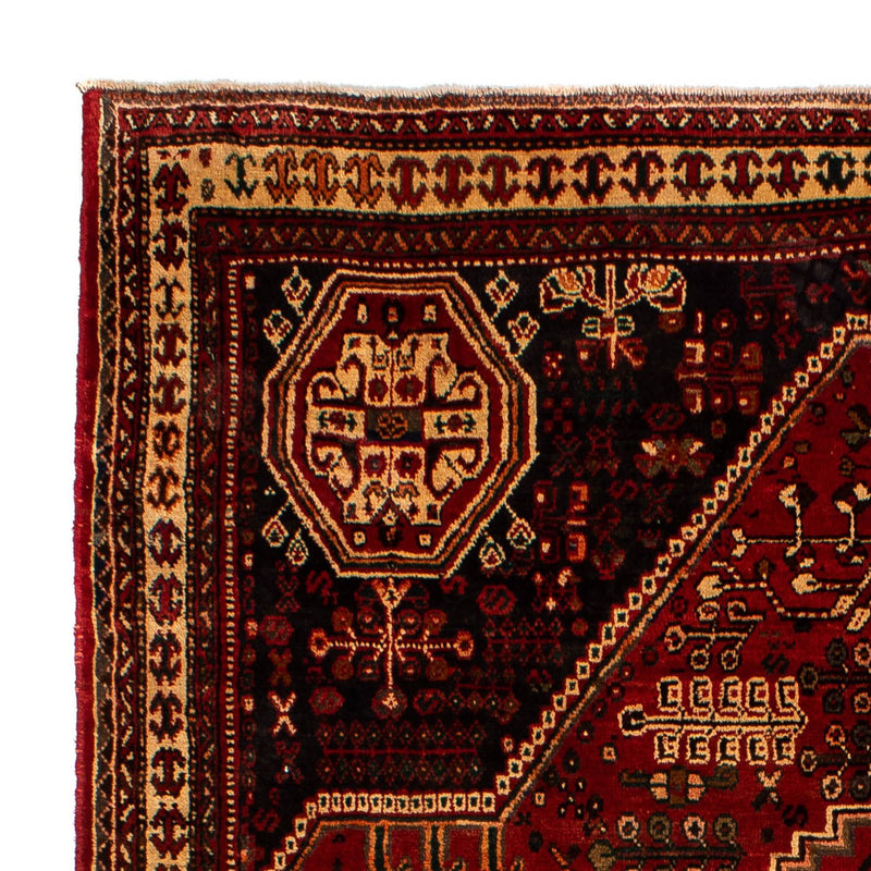Alfombra persa - Nómada - 281 x 200 cm - rojo oscuro