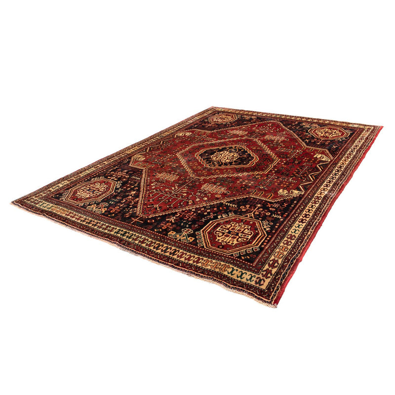 Alfombra persa - Nómada - 281 x 200 cm - rojo oscuro
