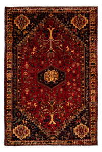 Alfombra persa - Nómada - 310 x 201 cm - rojo oscuro