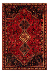 Alfombra persa - Nómada - 289 x 199 cm - rojo oscuro