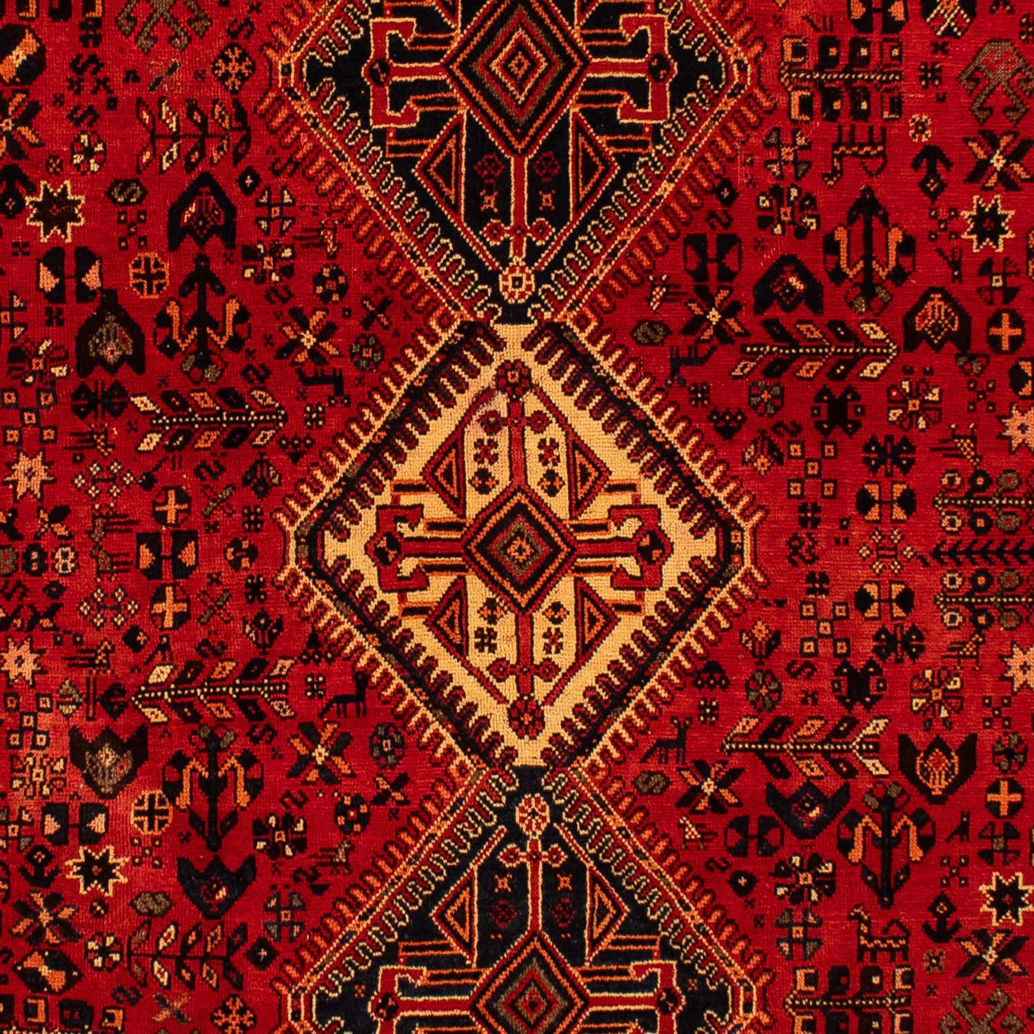 Alfombra persa - Nómada - 289 x 199 cm - rojo oscuro