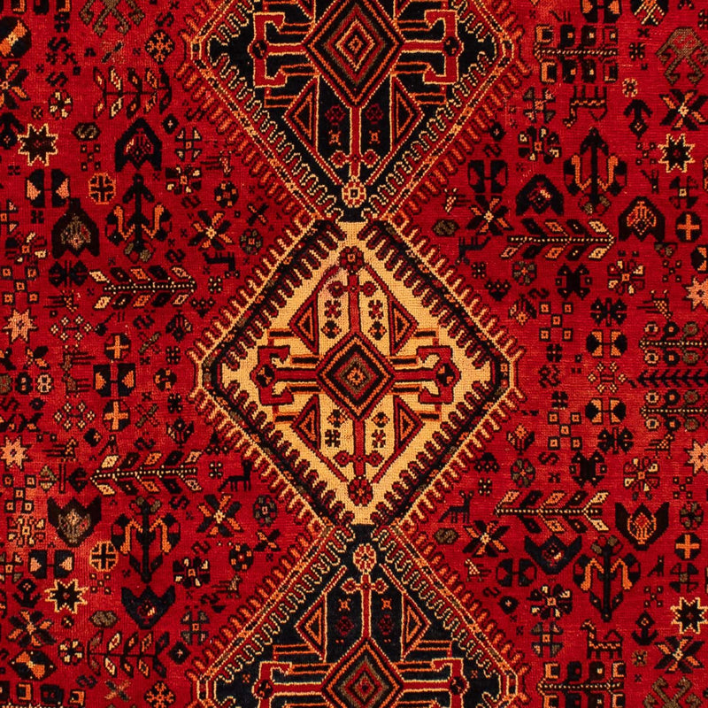 Alfombra persa - Nómada - 289 x 199 cm - rojo oscuro