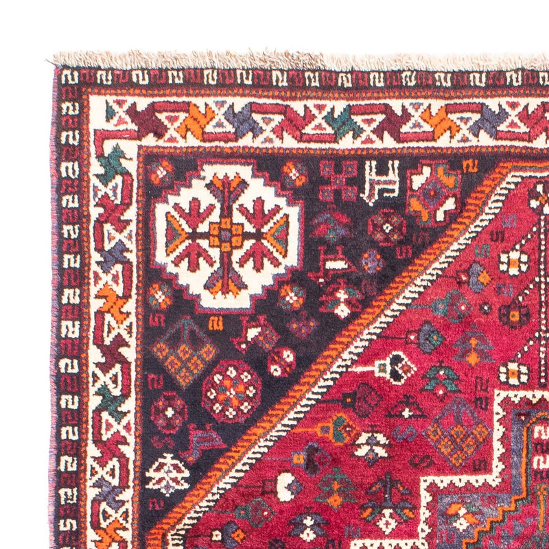 Alfombra persa - Nómada - 153 x 118 cm - rojo oscuro