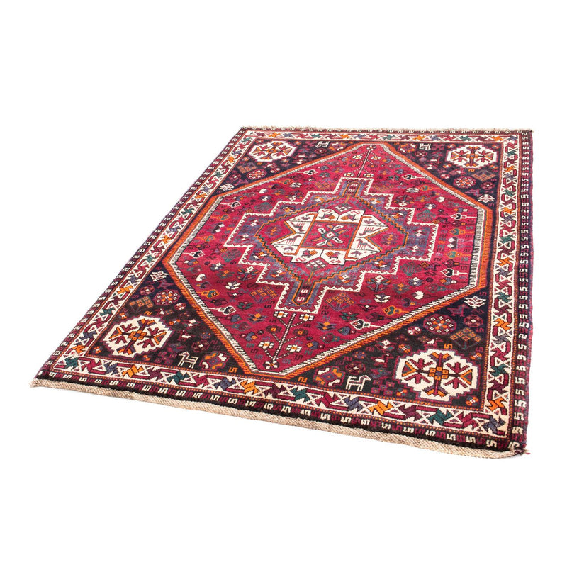 Alfombra persa - Nómada - 153 x 118 cm - rojo oscuro