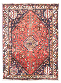 Alfombra persa - Nómada - 151 x 106 cm - rojo claro