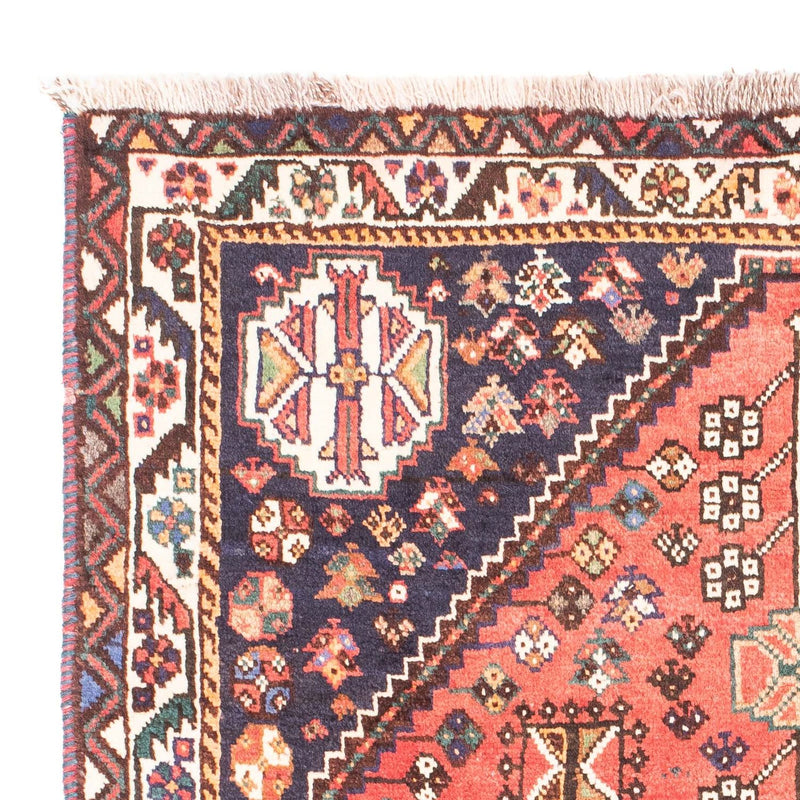 Alfombra persa - Nómada - 151 x 106 cm - rojo claro