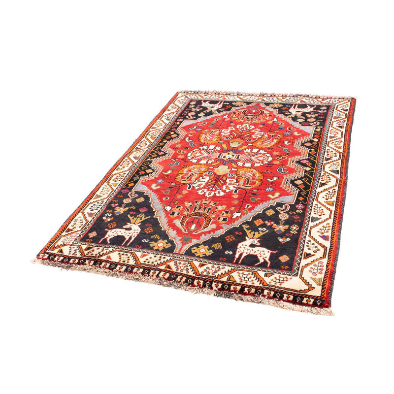 Alfombra persa - Nómada - 166 x 114 cm - rojo oscuro