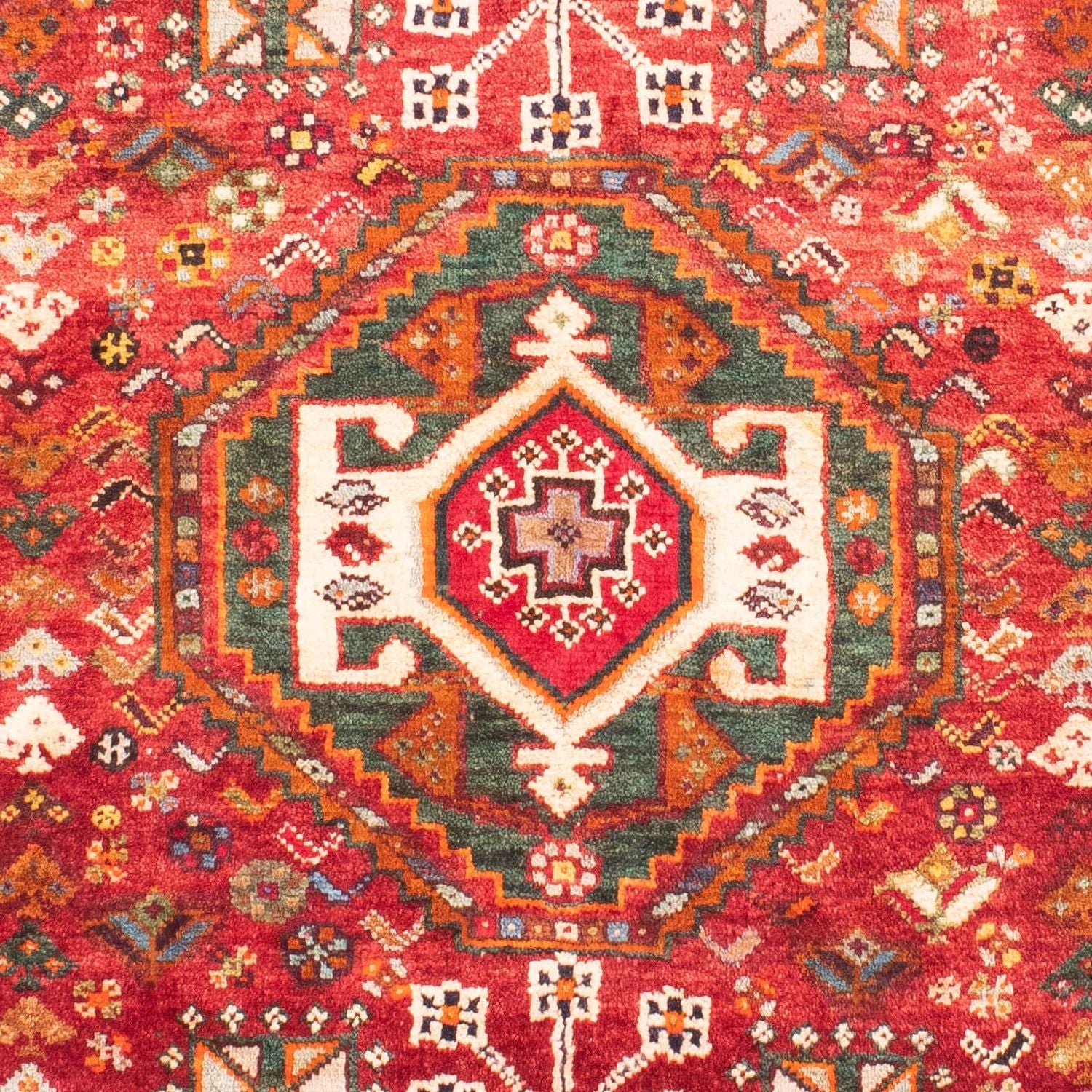 Alfombra persa - Nómada - 171 x 110 cm - rojo oscuro
