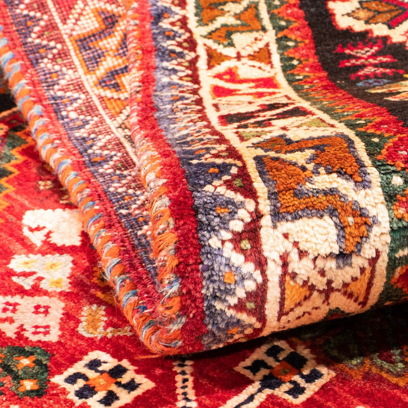 Alfombra persa - Nómada - 171 x 110 cm - rojo oscuro
