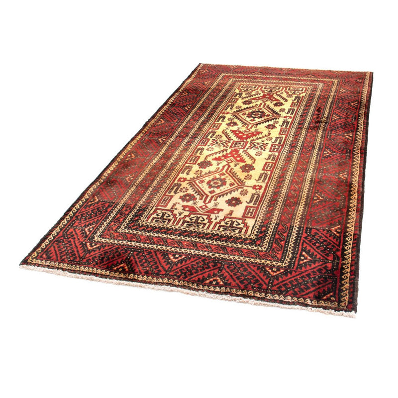 Alfombra de pasillo Alfombra Belutsch - 202 x 113 cm - rojo