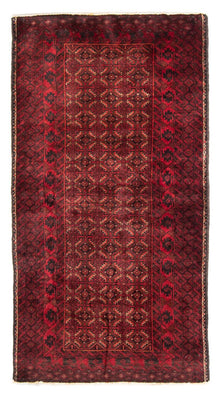 Alfombra de pasillo Alfombra Belutsch - 216 x 107 cm - rojo oscuro