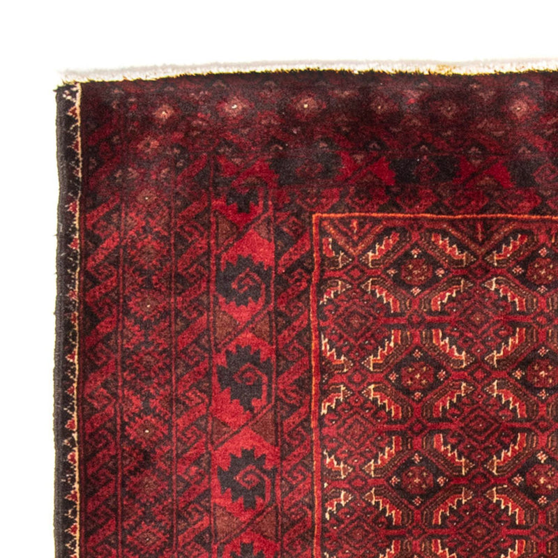 Alfombra de pasillo Alfombra Belutsch - 216 x 107 cm - rojo oscuro