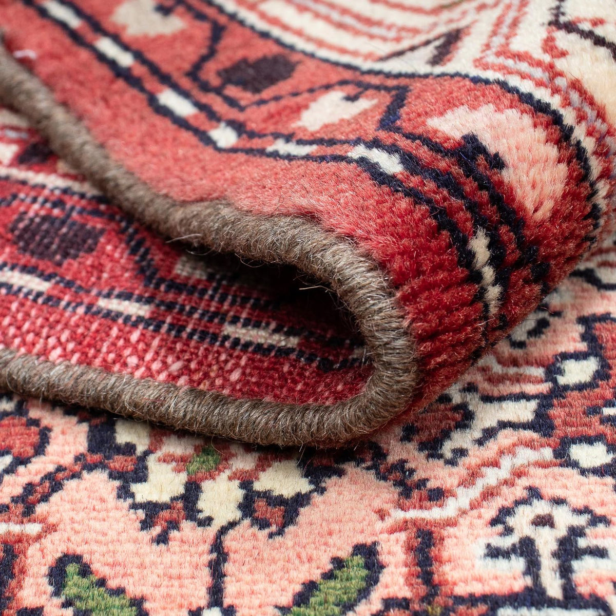 Alfombra persa - Nómada - 130 x 78 cm - salmón