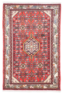 Alfombra persa - Nómada - 148 x 102 cm - rojo
