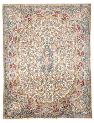Alfombra persa - Real - 390 x 303 cm - beige