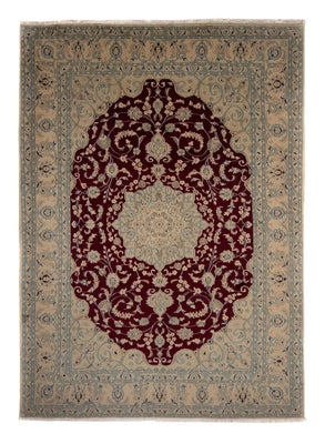 Alfombra persa - Nain - 338 x 244 cm - rojo oscuro