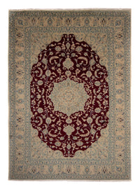 Alfombra persa - Nain - 338 x 244 cm - rojo oscuro
