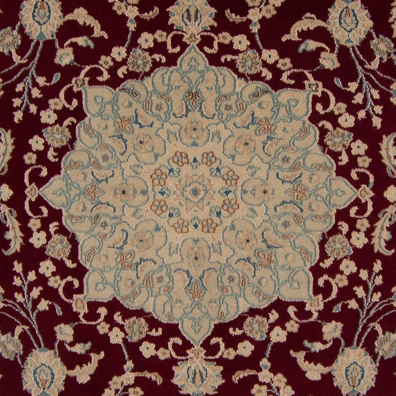 Alfombra persa - Nain - 338 x 244 cm - rojo oscuro