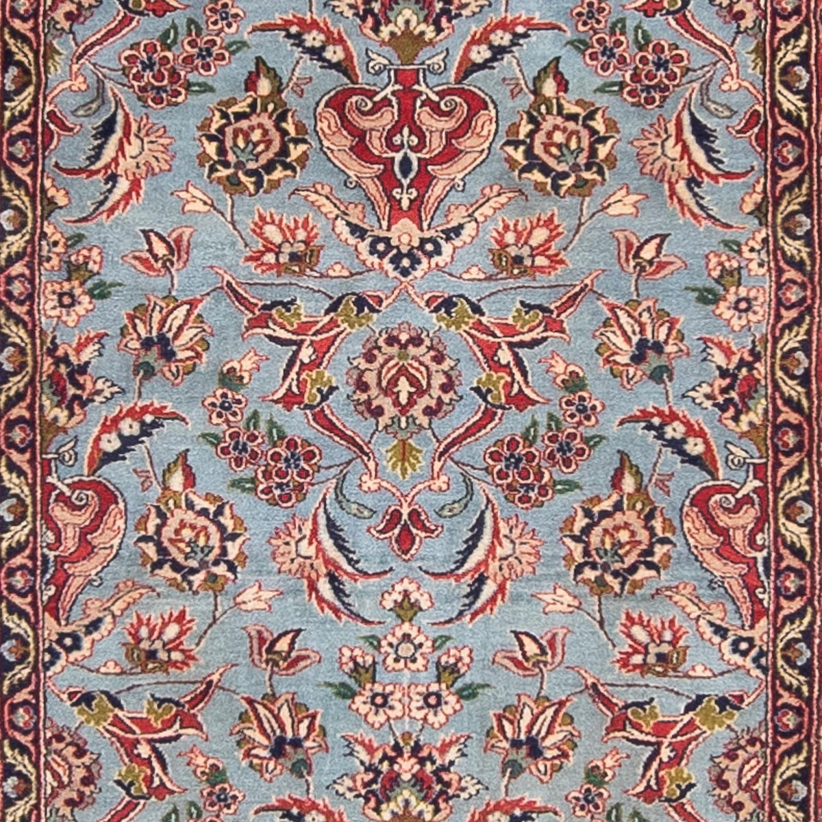 Alfombra de pasillo Alfombra Persa - Isfahan - Prima - 415 x 77 cm - multicolor