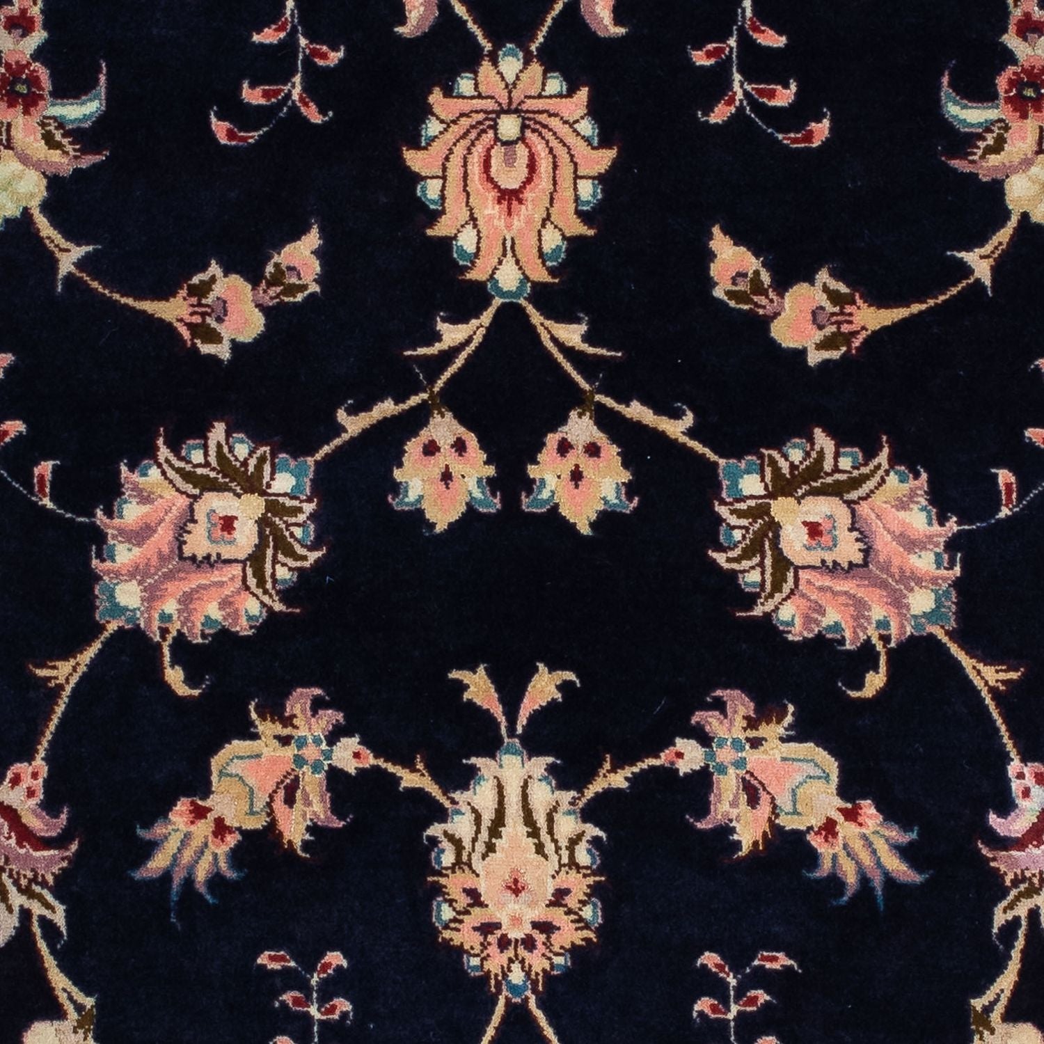 Alfombra de pasillo Alfombra Persa - Tabriz - Real - 200 x 74 cm - azul oscuro