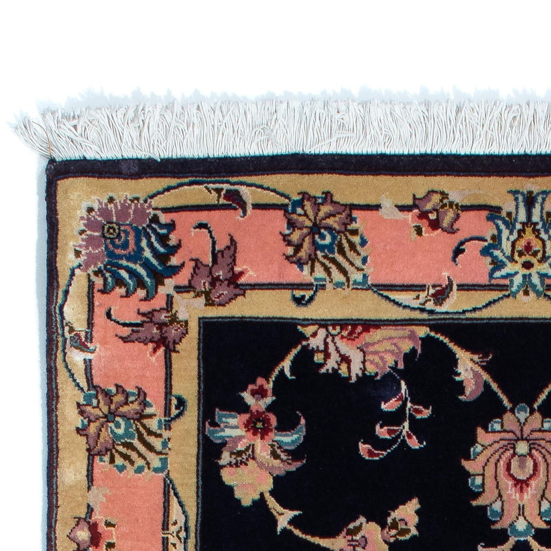 Alfombra de pasillo Alfombra Persa - Tabriz - Real - 200 x 74 cm - azul oscuro