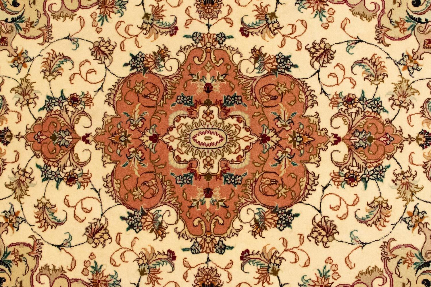 Alfombra Persa - Tabriz - Real - 143 x 103 cm - beige