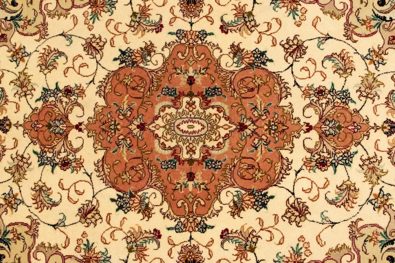 Alfombra Persa - Tabriz - Real - 143 x 103 cm - beige
