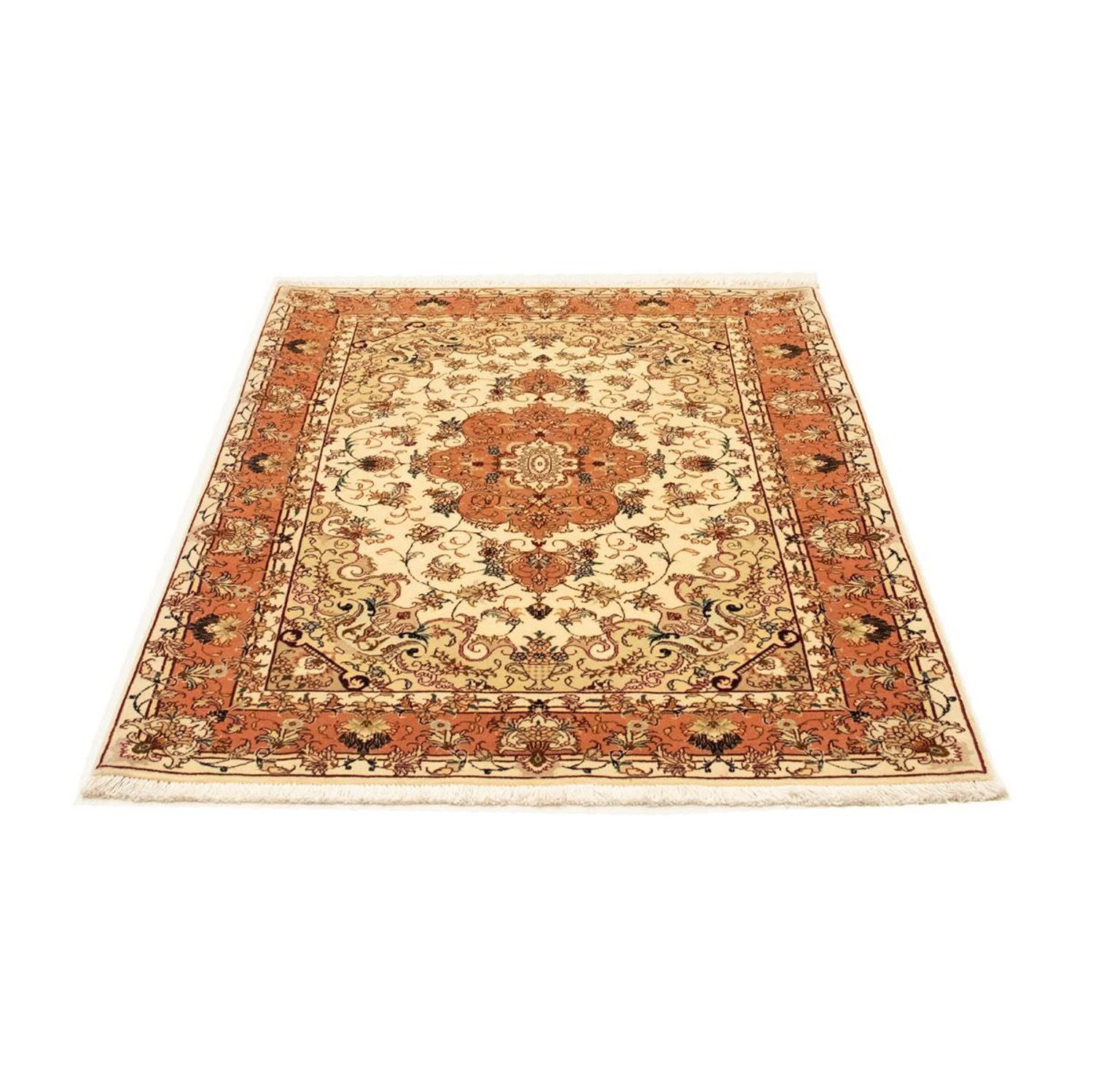 Alfombra Persa - Tabriz - Real - 143 x 103 cm - beige