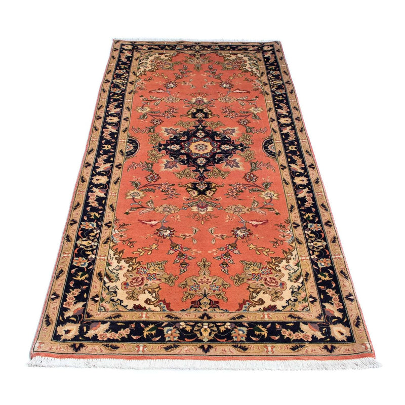 Alfombra de pasillo Alfombra Persa - Tabriz - Real - 206 x 82 cm - óxido