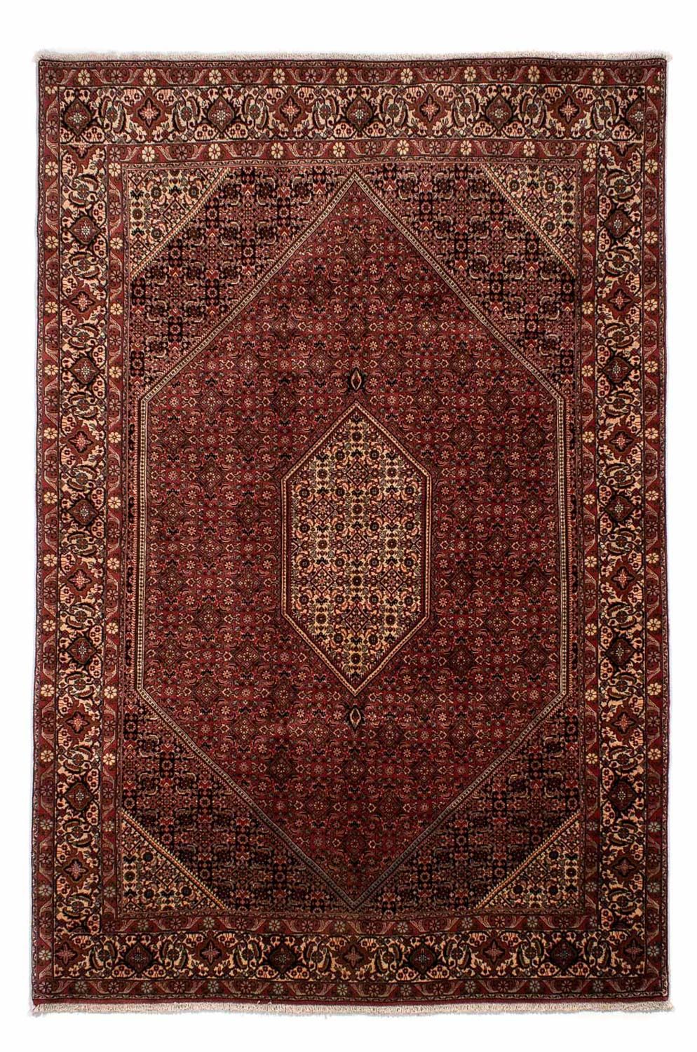 Alfombra persa - Bidjar - 293 x 200 cm - marrón