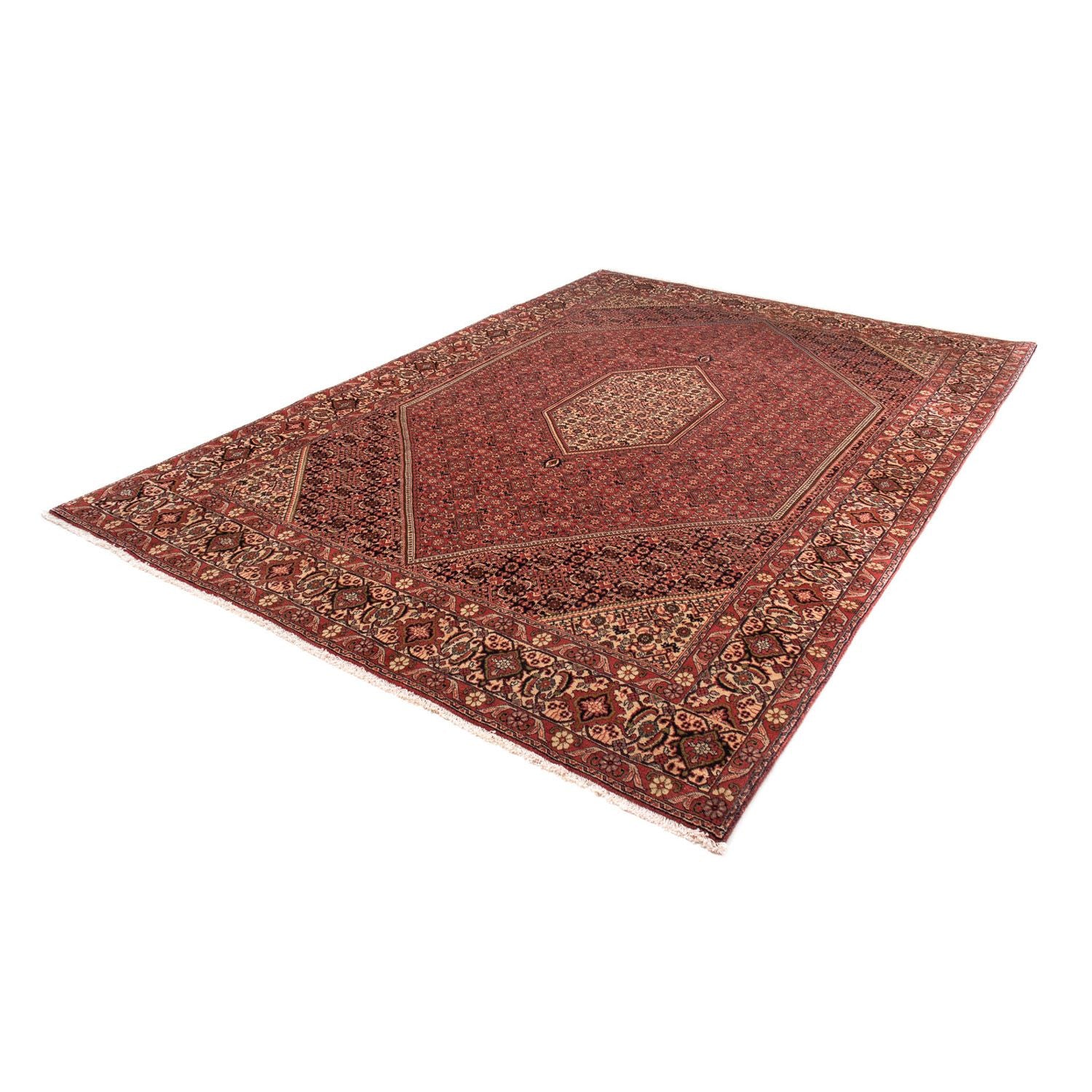 Alfombra persa - Bidjar - 293 x 200 cm - marrón
