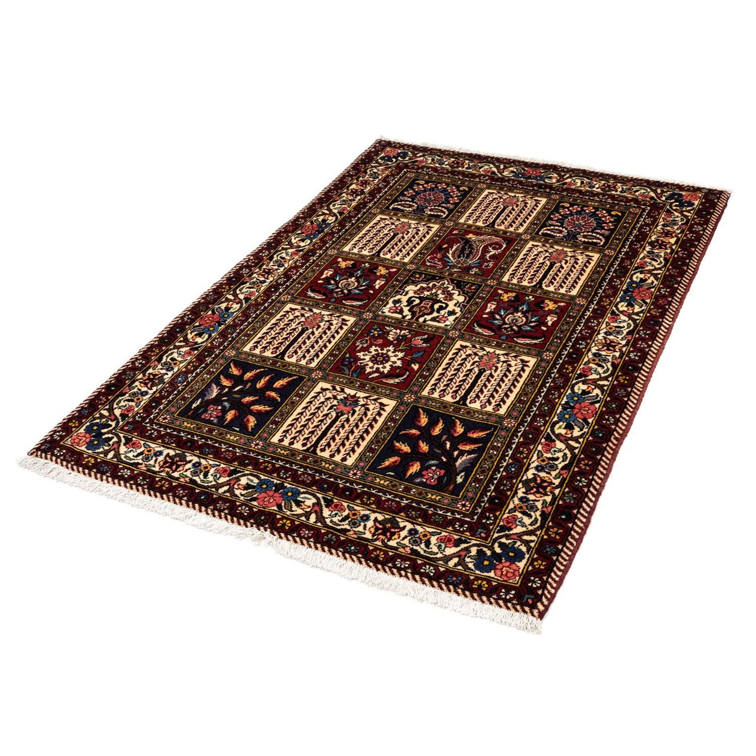 Alfombra persa - Nómada - 158 x 108 cm - azul oscuro
