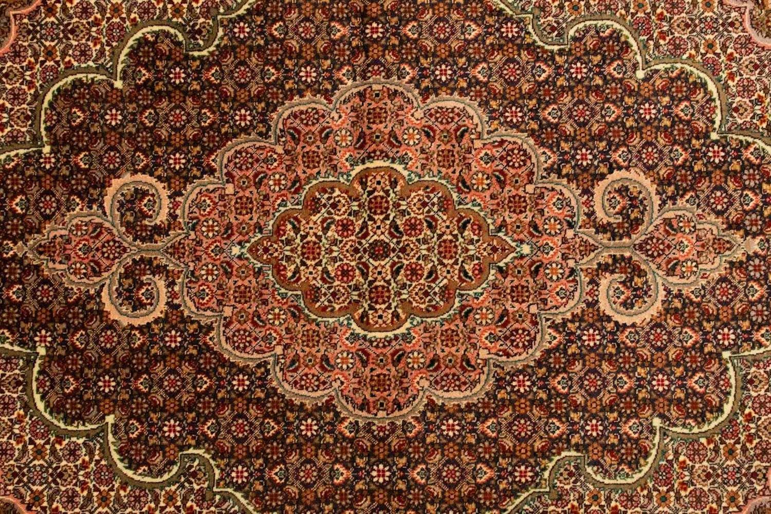 Alfombra Persa - Tabriz - Real - 148 x 103 cm - azul oscuro