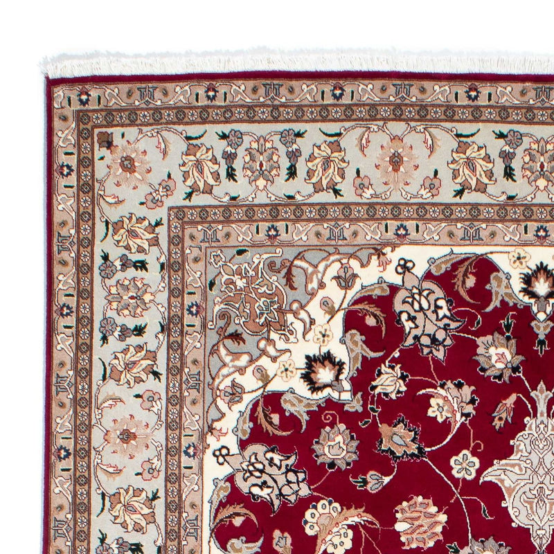 Alfombra Persa - Tabriz - Real - 238 x 166 cm - rojo oscuro