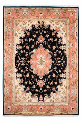 Alfombra Persa - Tabriz - Real - 238 x 170 cm - azul oscuro