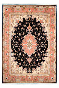 Alfombra Persa - Tabriz - Real - 238 x 170 cm - azul oscuro
