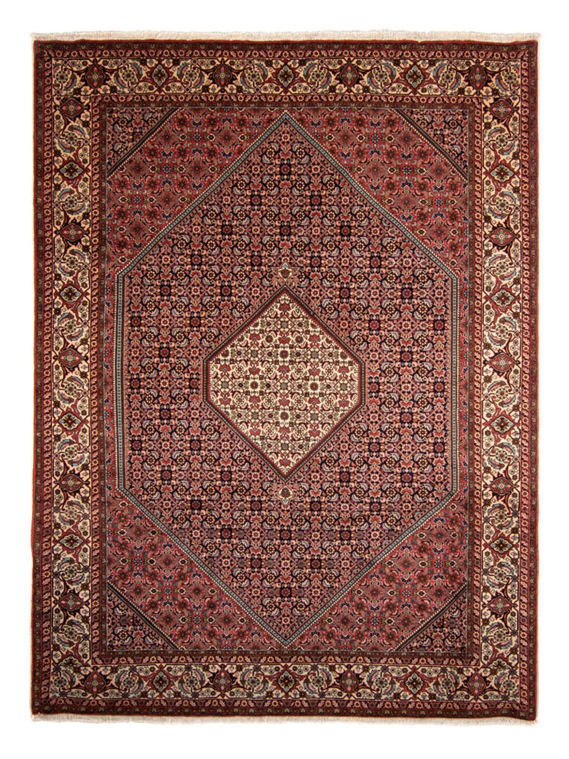 Alfombra persa - Bidjar - 340 x 252 cm - marrón