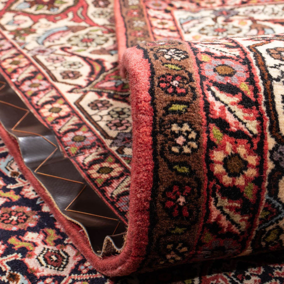 Alfombra persa - Bidjar - 340 x 252 cm - marrón