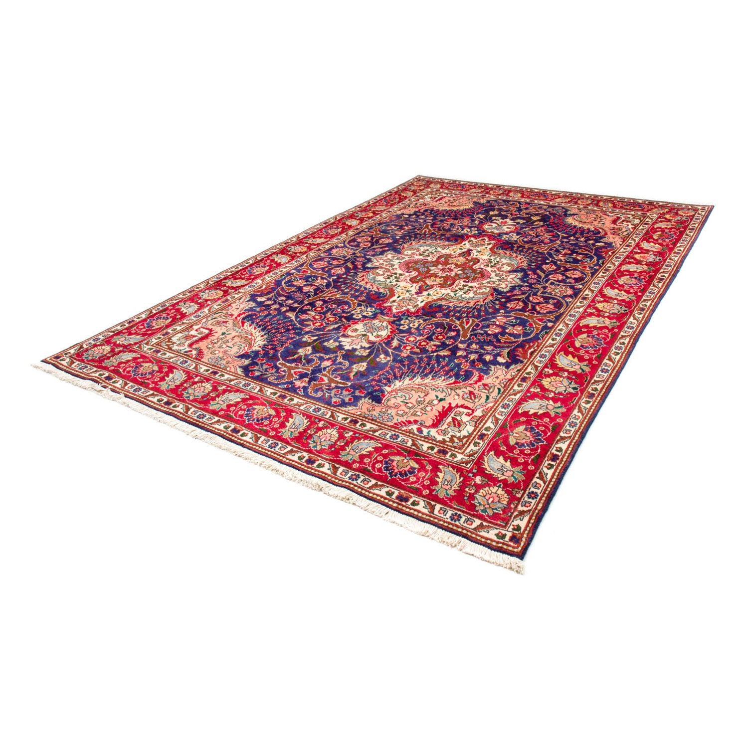 Alfombra persa - Tabriz - 297 x 208 cm - rojo