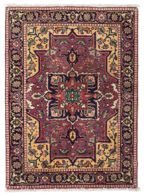 Alfombra persa - Tabriz - 84 x 60 cm - azul oscuro